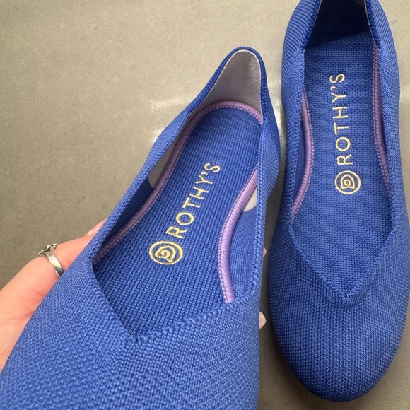 Rothy's Women's Blue The Flats 7.5 - Picture 6 of 8